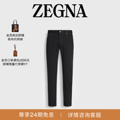 牛仔裤 Roccia 黑色漂洗弹力棉质 ZEGNA杰尼亚男装
