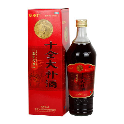 【胡卓仁】十全大补酒500ml*1瓶/盒