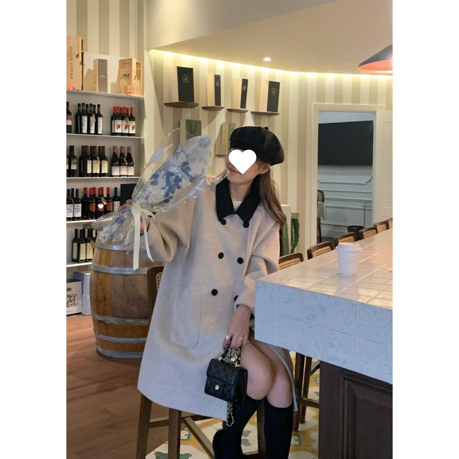 风套装气质大衣女装风衣秋装新款春秋款2024呢子毛呢外套秋冬