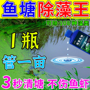 鱼塘除绿藻剂水池鱼缸鱼塘室外去除速灭青苔褐蓝藻清理净改底神器