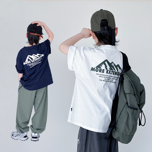 男童短袖T恤夏季户外儿童上衣