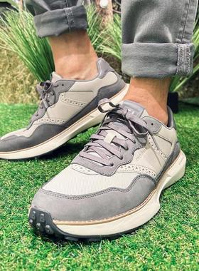 代购Cole Haan Grandpro Ashland歌涵低帮男鞋新款浅灰色运动休