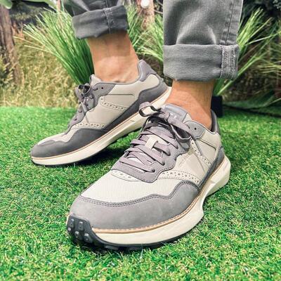 代购Cole Haan Grandpro Ashland歌涵低帮男鞋新款浅灰色运动休