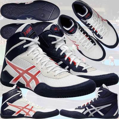 Asics MATCONTROL 3 亚瑟士新款摔跤鞋防滑透气比赛训练拳击鞋