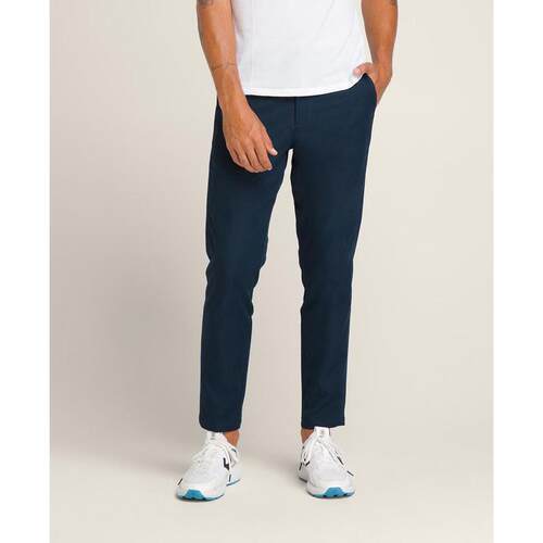 代购Wilson男士运动裤弹性舒适内置收纳袋轻便贴身防皱深蓝色