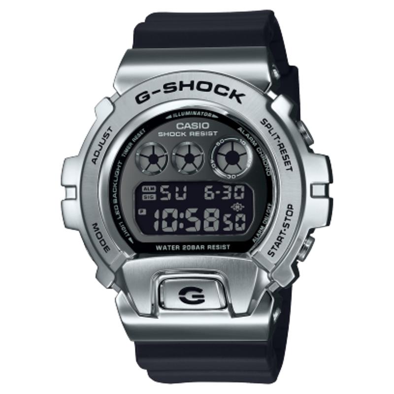 Casio卡西欧男士金属表壳GSHOCK风格时尚腕表街头潮流手表