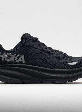 代购Hoka OneOne男士跑步鞋缓震性能防泼水轻量化训练跑鞋黑色