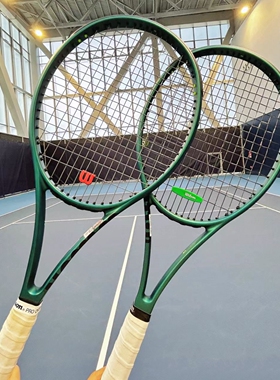 代购Wilson Blade 98/100 V9威尔胜水鬼绿周董碳纤维比赛网球拍