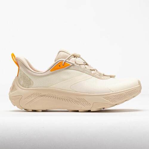 海外代购Hoka OneOne男士户外徒步鞋防泼水快速系带低帮米白拼色
