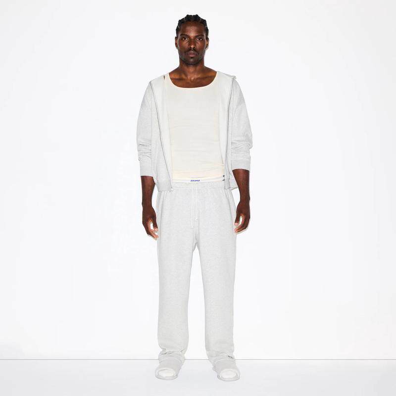 代购skims男士休闲裤柔软舒适宽松版型可调节腰围透气保暖