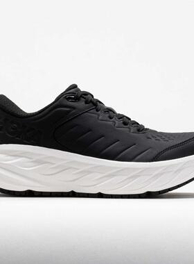 代购Hoka OneOne男士徒步鞋防滑防水缓震耐磨黑色白色中底