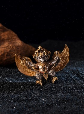 S925纯银镀24K金低温珐琅金项坠