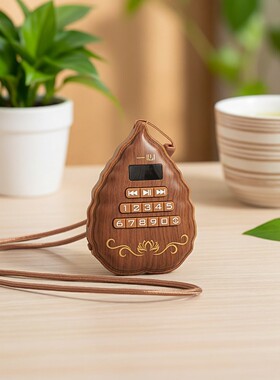 一心挂脖唱歌机小型播放器充电家用便携单曲循环播放机插卡唱机
