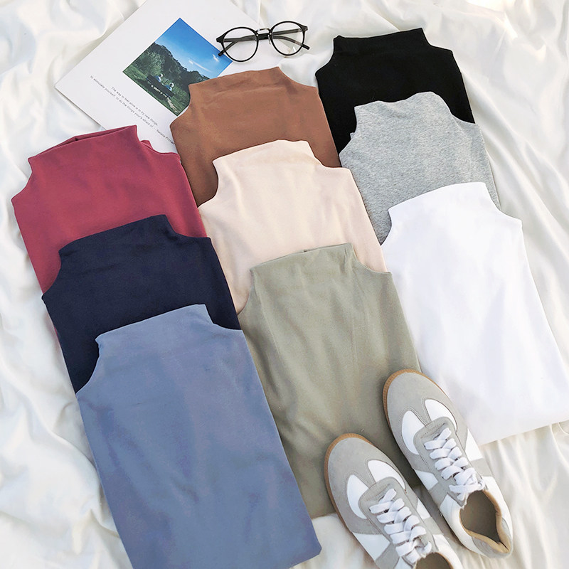 RENA Skin-friendly soft Basics High collar Solid Self cultivation Show thin Simplicity Versatile Base coat Long sleeve T-shirtin the Play mode/Anime/Periphery/cos/Board games ,  Cosplay Apparel/Props/Service ,  Cosplay Women  category - from Buy2taobao.com to provide professional Taobao agent buy service