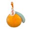 [GOOD LUCK] CUTE OTTER RABBIT PLUSH LITTLE ORANGE CAR KEY CHAIN PENDANT SCHOOL BAG BAG ORNAMENT GIFT WOMEN