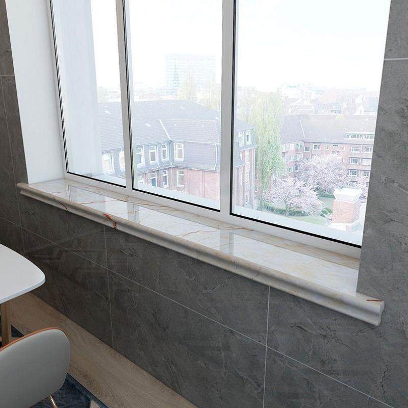 石塑窗台板自粘窗口包边窗套窗台瓷砖阳台垭口入户门窗台石人造石