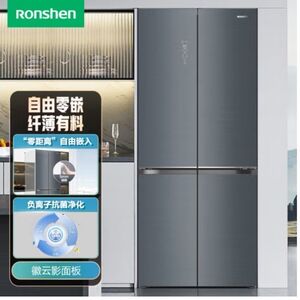 容声BCD-477WVS1FPCQA十字对开门超薄嵌入式变频冰箱