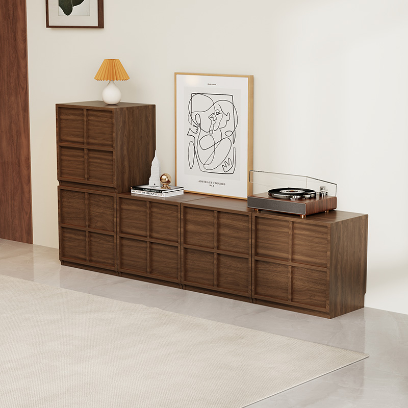 高级感复古电视柜床头柜组合斗柜