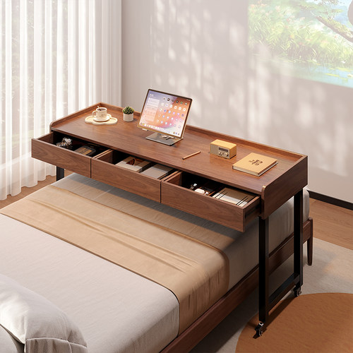 跨床桌可移动卧室床尾书桌梳妆台