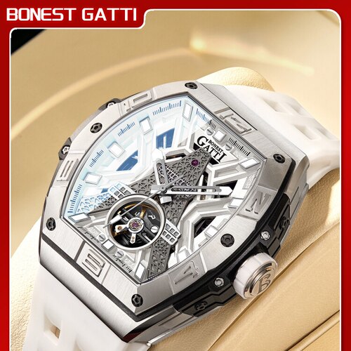 2025年新款布加迪手表全自动机械表男时尚轻奢夜光商务腕表送礼