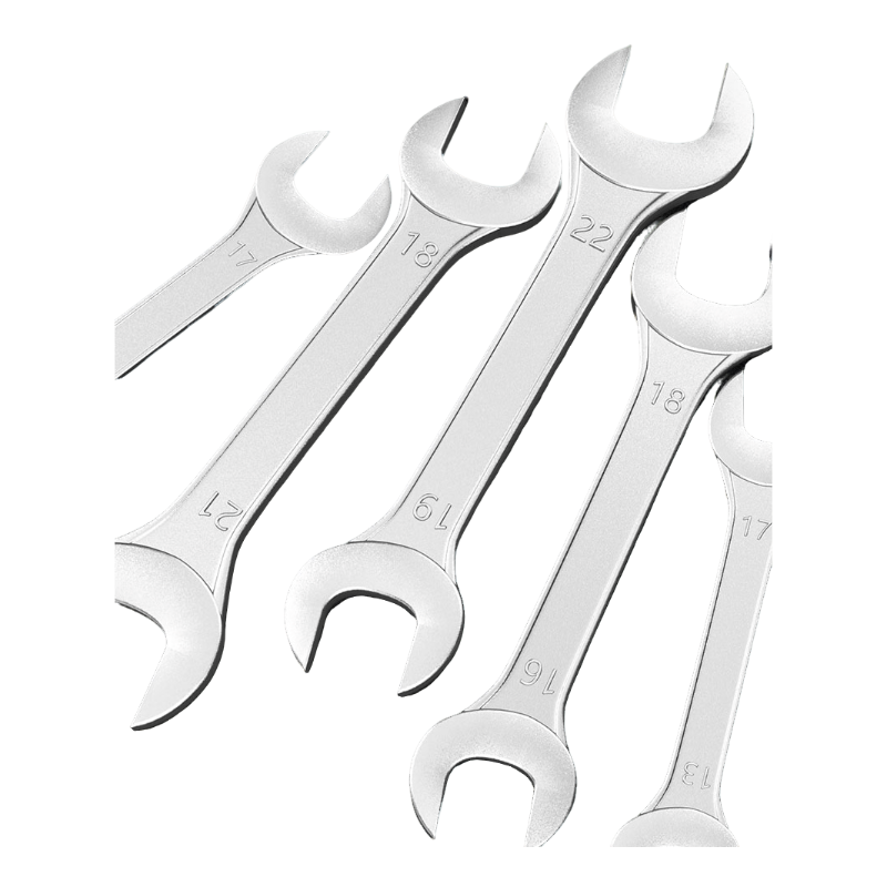 双头开口扳手呆头工具套装14-17叉口10号8-10小扳手实