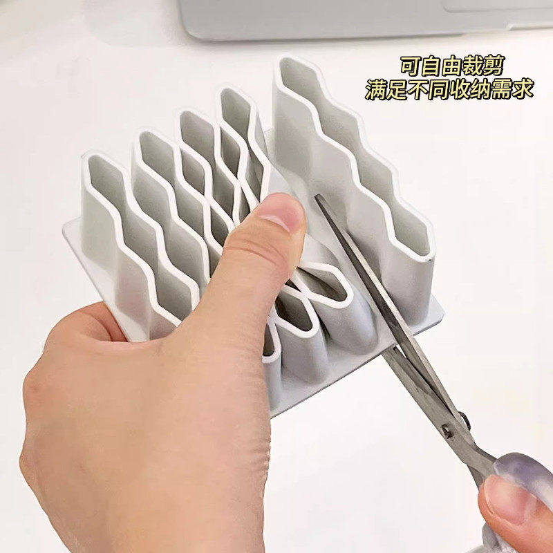 药膏收纳盒分格桌面整理神器小型管状药品置物架多功能实用,收纳整理,桌面收纳盒,淘宝优惠券,粉丝福利购,淘宝优惠卷