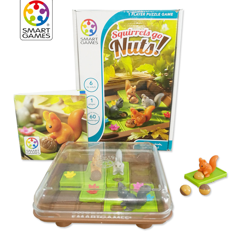 折折熊 x smart games | 疯狂的松鼠儿童逻辑思维益智通关玩具|ruв категории игрушка/коляска/головоломка/блоки/модель, Разблокировать/лабиринт/кубик Рубика/умная игрушка, разведки в решении проблем/таможенной очистки игрушки - от Buy2taobao.com для оказания профессиональной услуги покупки агента Taobao