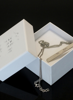 原创MMM风数字吊坠项圈男女款