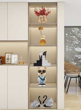 2024新款玻璃柜装饰品高档大气酒柜电视柜客厅小摆件艺术家居轻奢