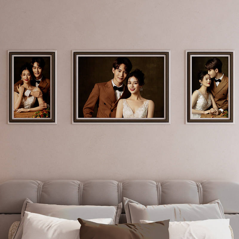 定制婚纱照相框挂墙结婚照放大制作全家福照片打印加简约相片组合,家居饰品,相框/画框,淘宝优惠券,粉丝福利购,淘宝优惠卷