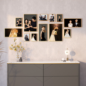 照片墙组合相框装 饰创意墙上不规则洗相片做成挂墙客厅高级感相簿
