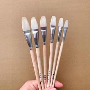 英雄牌P笔彩绘笔水粉笔排笔画笔纯羊毛陶瓷工艺动漫描金笔补油笔