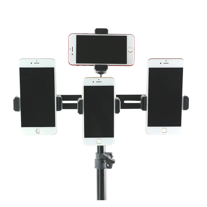 卡利欧 四机横杆手机夹 三机位直播支架 多机位直播支架 主播云|ruв категории Цифровые аксессуары, аксессуары для мобильных телефонов, телефон скобка/мобильный телефон сиденья - от Buy2taobao.com для оказания профессиональной услуги покупки агента Taobao