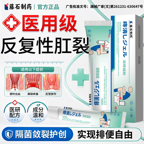 【速发】反复性肛裂便血疼痛凝胶