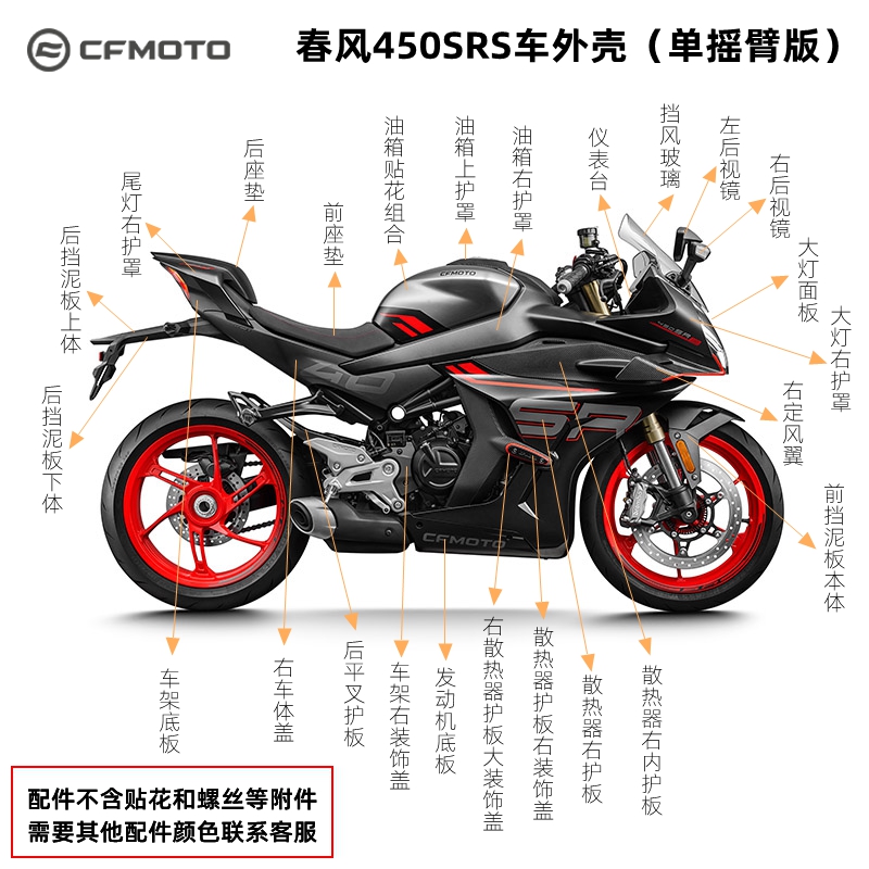 cfmoto春风原厂配件护板
