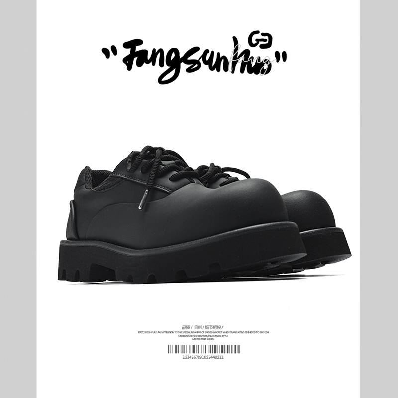 方三火4.0德比鞋小众休闲皮鞋