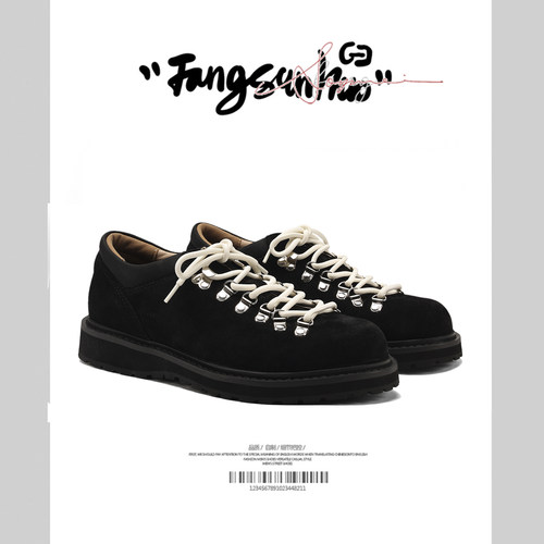 方三火春季黑武士厚底增高德比鞋