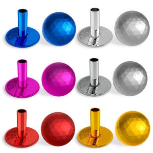 拳霸 棱镜美式 电镀摇杆球圆球街机摇杆头三和配件 套管垫圈 QANBA