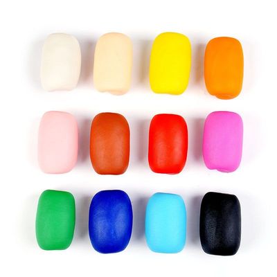 儿童捏面人材料面塑泥橡皮泥面团面粉彩泥30克12色面人泥亲子互动