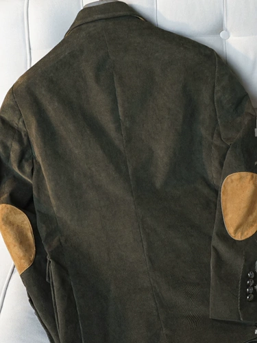 Ретро вельветовая осенняя мужская куртка, в американском стиле