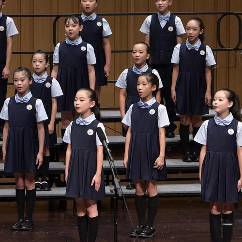 六一儿童合唱服中小学生大合唱演出服礼服合唱团朗诵舞台表演服装