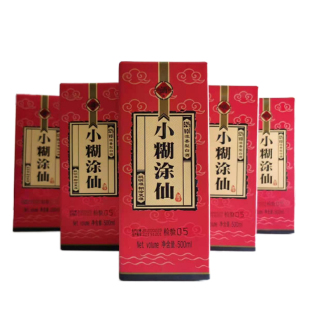 普仙小糊涂仙500ml*6瓶52度浓香型白酒礼盒装配礼袋贵州生产