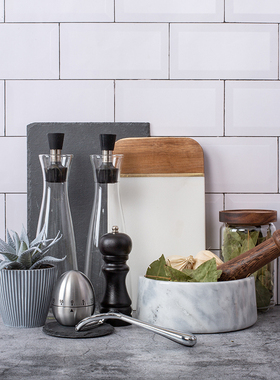 厨房样板间装饰品摆件大理石摆件