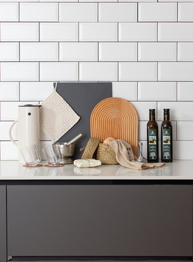 轻奢厨房样板间饰品摆件组合套装