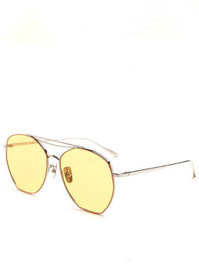 九十木2019太阳镜SM1840130不规则太阳眼镜复古墨镜男女款1940130