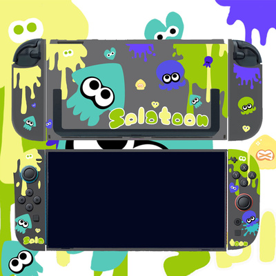 悠阔喷射战士switch2代保护套可爱oled保护壳NS硬身软手柄lite壳