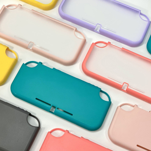 奇乐 lite保护套switch保护壳硬壳一体半包透明磨砂 任天堂switch