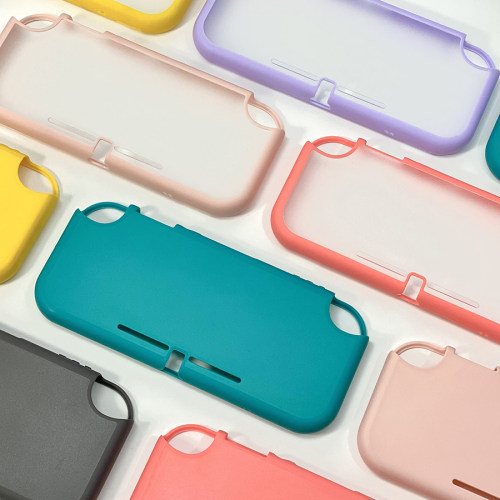 奇乐 任天堂switch lite保护套switch保护壳硬壳一体半包透明磨砂