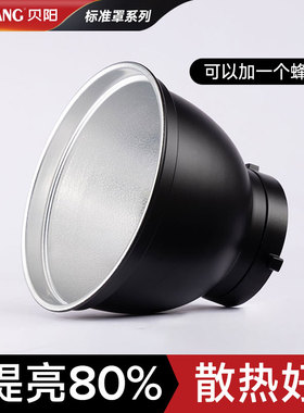 贝阳无孔标准照蜂窝 摄影灯 保荣卡口 LED太阳灯补光灯反光罩影室闪光灯罩反光碗罩摄影灯配件影棚遮光罩