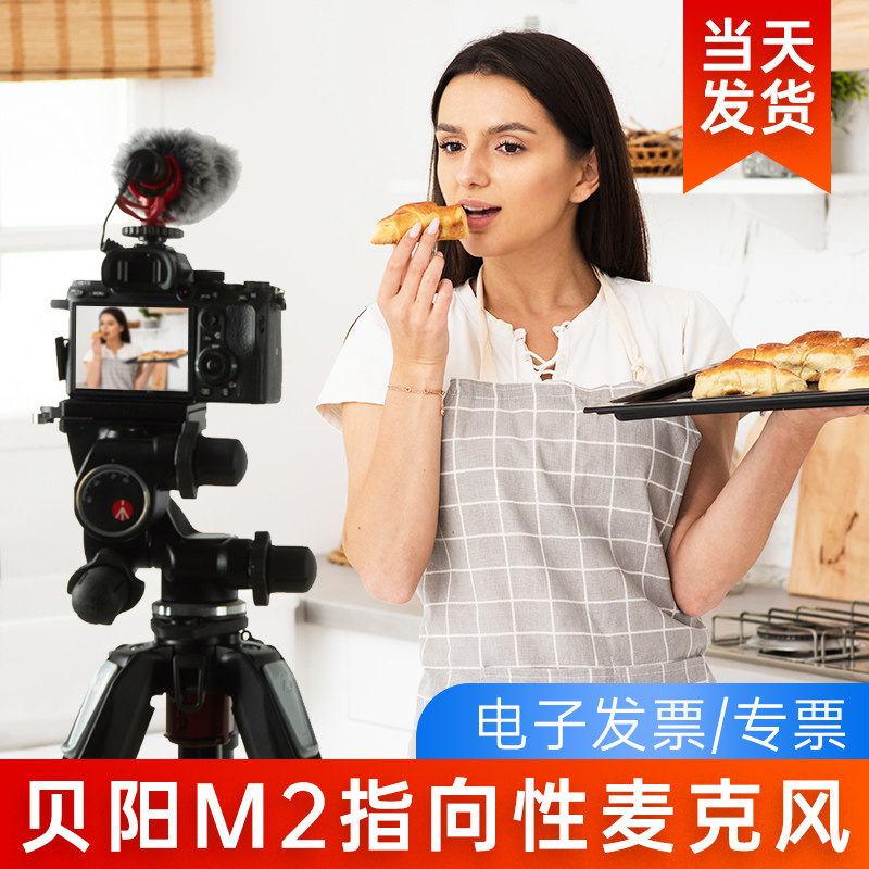 贝阳 M2麦克风 手机相机话筒vlog直播视频新闻采访视频录制收声设备专业录音配音降噪外接话筒指向性电容收音|ruв категории видео электрических приборов, микрофон/микрофон - от Buy2taobao.com для оказания профессиональной услуги покупки агента Taobao